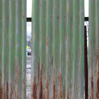 Photo Texture of Metal Corrugated Plates